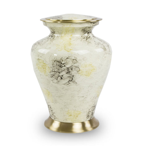 Glenwood White Cremation Urn – Large