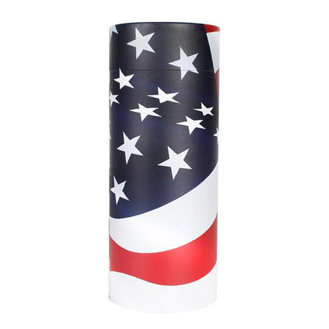 Element Scattering Urn -American Flag