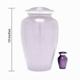 Purple Droplet Keepsake Cremation Urn