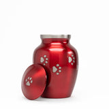 Forever Embrace Pewter Pawprints Pet Urn