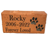 Personalized Red Memorial Brick