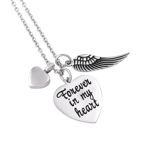 Forever In My Heart Cremation Necklace