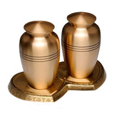 Classic Brass Companion Cremation Urn