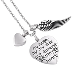 No Longer By My Side Pet Cremation Necklace