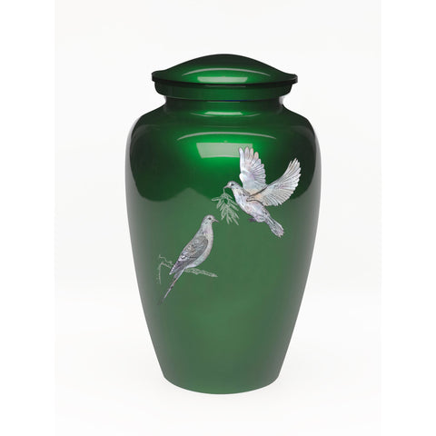 Blue Mother of Pearl Anchor Cremation Urn for Ashes – Funeralwise Store