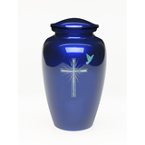 Mother of Pearl Cross Cremation Urn
