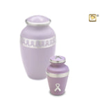Awareness™ Keepsake Cremation Urn in Pink or Purple