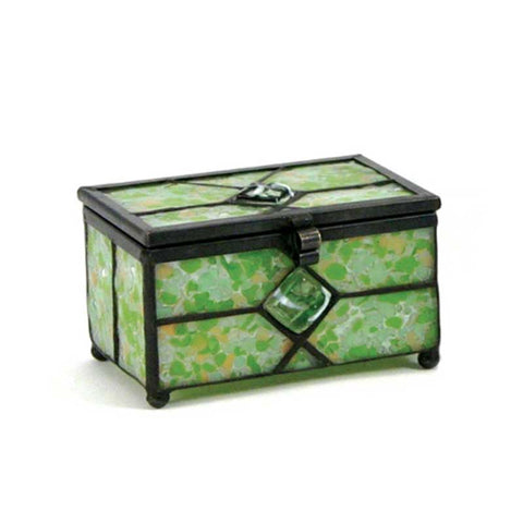 Meadow Stained Glass Box Urn Memory Chest (Keepsake Size)
