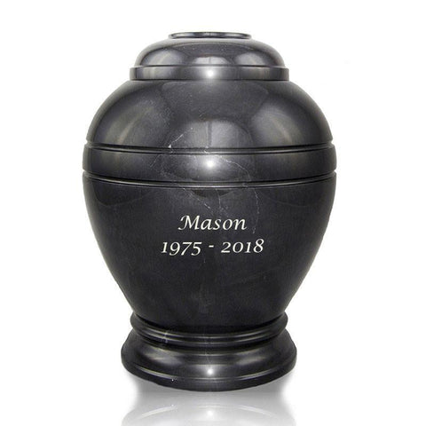 Midnight Marble Cremation Urn