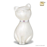 Princess Cat™ Cremation Urn in White