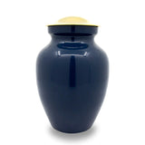Navy Blue Cremation Urn