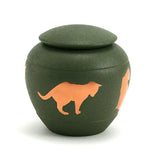 Silhouette Cat Cremation Urn