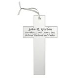 Silver Double Sided Memorial Ornament