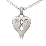Angel Wing Companion Cremation Pendant – Stainless Steel