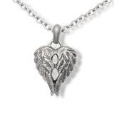 Angel Wing Companion Cremation Pendant – Stainless Steel