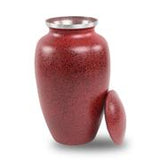 Two-Tone Classic Cremation Urn - Red