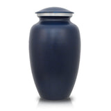 Two-Tone Classic Cremation Urn - Dark Blue