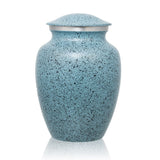 Two-Tone Classic Cremation Urn - Light Blue