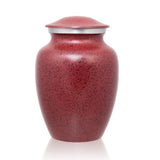 Two-Tone Classic Cremation Urn - Red Medium