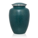 Two-Tone Classic Cremation Urn - Dark Green