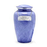 Violet Marble Cremation Urn