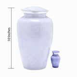 Violet Marble Keepsake Cremation Urn